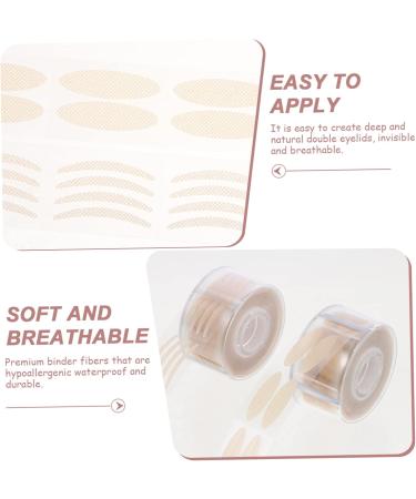 FOMIYES 9600 Sheets Double Eyelid Sticker Hooded Eye Stickers Invisible Eye Stickers Breathable Eyelid Tape Eye Lid Lifters Tape Invisible Eyelid Strips Adhesive Strip Beauty Stickers Mesh - Buy Online on GoSupps.com