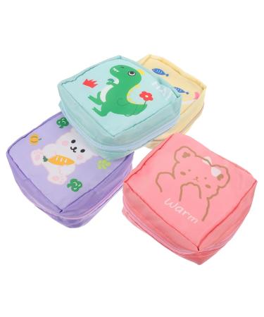 DOITOOL Women Handbags 16 Pcs Storage Bag Women Handbags Girl Makeup Set Women Makeup Bag Napkin Bag Pad Bags for Period for Ladies Pouch Multi-function Coin Bags Makeup Lipstick Bags As Shownx4pcs 13X12.7CMx4pcs