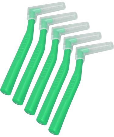 Buy L-Shaped Interdental Brushes - Effective Plaque Removal for Braces 5-Pack Green - Buy Online on GoSupps.com