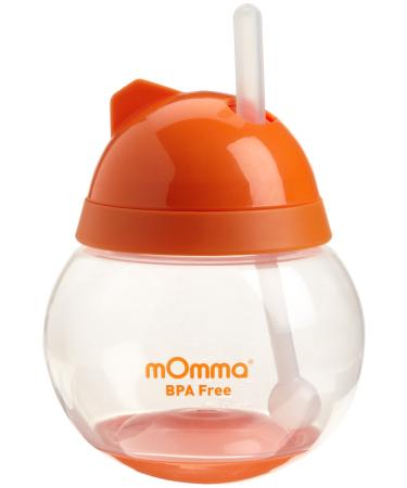 Lansinoh mOmma Straw Cup  Orange (Discontinued by Manufacturer)