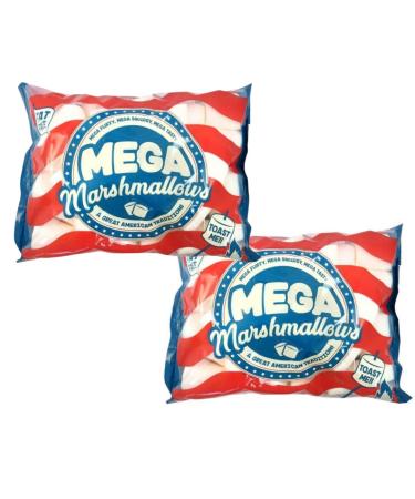Mega Marshmallow 550g - Tasty Fluffy Extra Large Fat Free. Smores & Roasting Mega Marshmallow - Pack of 2 | 550g X 2 - Buy Online on GoSupps.com