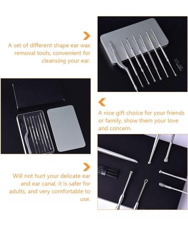 Premium Ear Wax Removal Tool Kit | Ear Pick Suit & Cleaner | Safe & Effective Ear Wax Picker - Buy Online on GoSupps.com