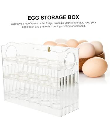 ABOOFAN Egg Storage Box Tray with Lid Drawer Organizer Plastic Egg Tray Egg Storage Holder Dog Storage Rack - Buy Online on GoSupps.com