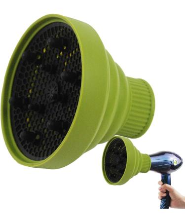 Pzuryhg Blow Dryer Vent Hood - Heat Resistant Foldable Silicone Hair Dryer Vent Hood Soft Multifunctional Universal Hair Dryer Accessories for Hair Styling green - Buy Online on GoSupps.com