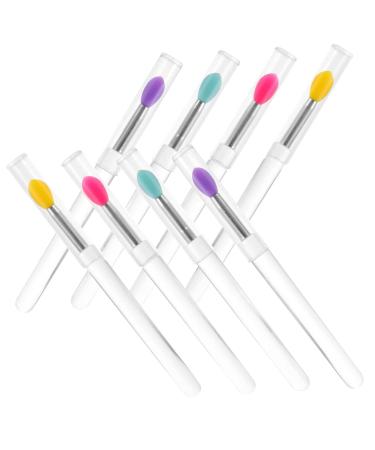 24 Pcs Lipstick Brush Set - Silicone Lip & Eye Makeup Applicators | Ideal for Women s Makeup Tools - Buy Online on GoSupps.com