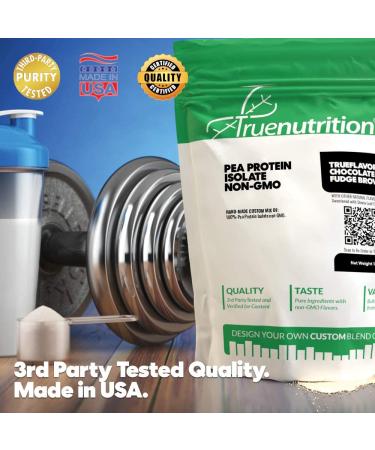 True Nutrition Pea Protein Isolate - 25g Vegan Protein Powder - Non-GMO, Gluten-Free, Dairy-Free - 1LB Pack - Buy Online on GoSupps.com