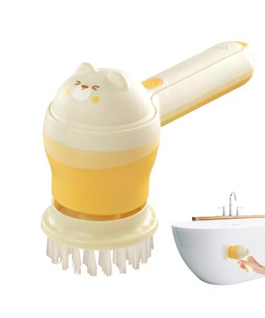 Cordless Cleaning Brush | Electric Scrubber Mop Cleaning Electric Brush with Replaceable Brush Heads for Bathroom Fixtures Kitchen Appliances