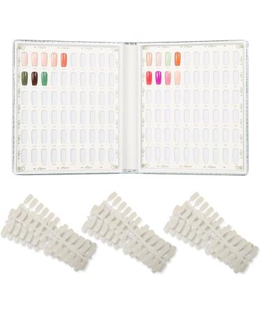 BNG Nail Display Book - 120 Color Professional Gel Polish Card in Silver Leather Book | Nail Salon Design & Art Display | 120 Pcs False Nails Tips - Buy Online on GoSupps.com