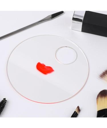 Buy 4-Piece Clear Acrylic Makeup Mixing Palette Set with Spatula | Ideal for Foundation Eyeshadow & Nail Art | International Shipping Available - Buy Online on GoSupps.com