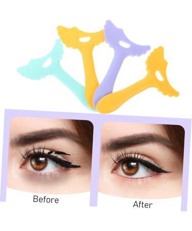 Healeved 4pcs Eyeliner Eye Makeup Eyebrow Pencil Stencils Eye Makeup Stencils - Buy Online on GoSupps.com