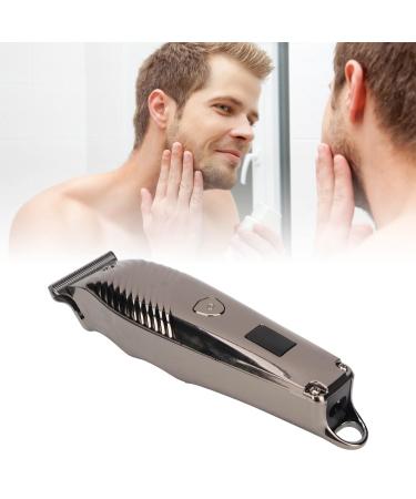 Hair Clippers for Men Electric Hair Trimmer LED Display USB Rechargeable Waterproof Quiet Ergonomic Electric Hair Clipper Groin Hair Trimmer Electric Manscape Trimmer for Men