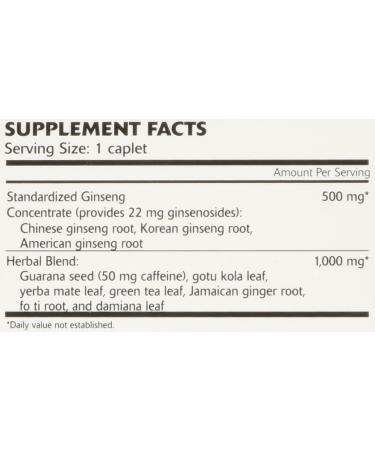 Hi-EnerG Triple Ginseng Energy Supplement 500mg - 20 Servings - Buy Online on GoSupps.com