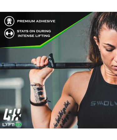 LYFT-RX Weightlifting Hook Grip Tape - Premium Adhesive Finger Wrap for Olympic Lifting & Crossfit 3 Rolls, 1.5-inch Black - Buy Online on GoSupps.com