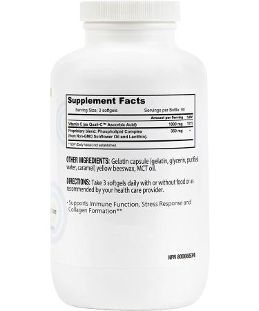 Core Med Science Liposomal Vitamin C 1000mg Softgels - Quali-C Supplement USA Made - 270 Count - Buy Online on GoSupps.com