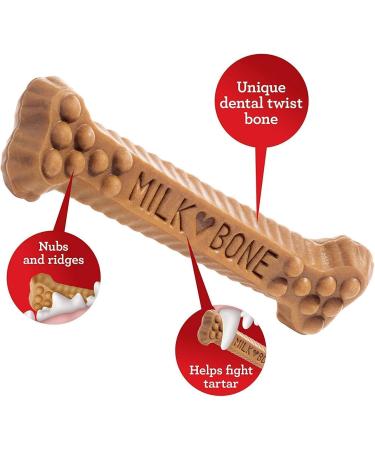 Milk-Bone Brushing Chews Medium Dog Dental Dog Treats 267g - Buy Online on GoSupps.com