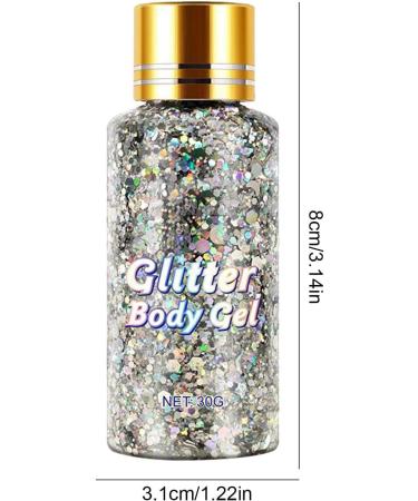  LINGJIONG Glitter gel for body makeup eyes hair nails DIY festivals parties makeup parties makeup 30 l - Buy Online on GoSupps.com