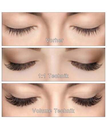 Premium Single Eyelashes 1:1 Technology - C Curl & D Curl Extensions (8-15mm) | 9mm C-0.20 Individual Eyelash Extensions - Buy Online on GoSupps.com