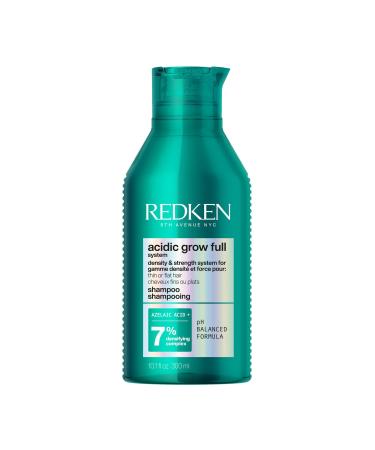 Redken Acidic Grow Full System Shampooing Densifiant pH quilibr & Formule L g re Hydrate Fortifie & Donne du Volume Pour Cheveux Fins ou Plats 300 ml Shampoing