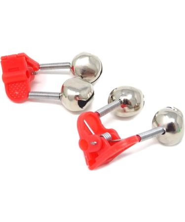 HONBAY 30PCS Plastic Clamp Fishing Rod Alarm Dual Bells - Green/Red Alerts - Buy Online on GoSupps.com