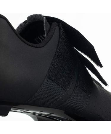 Fizik R5 Road Cycling Shoe - Carbon Reinforced, Microtex, Fine Tune Fit, Black, Size 10-10.5 - Buy Online on GoSupps.com
