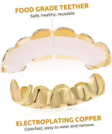 Shop Ciieeo Hip-Hop Gold Trousers & Grills | High-Quality Copper Teeth Accessories for Trendy Styles - Buy Online on GoSupps.com
