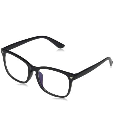 Amazon Essentials Unisex Blue Light & UV400 Blocking Glasses, Non Prescription Black
