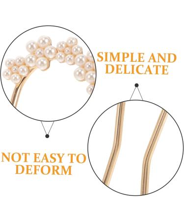 MERRYHAPY Pearl Hairpin Hair Clip Hair Accessories Hair Jewelry Hair Pins Women Hair Stick Pearl Hair Pin Hair Stick for Women Hair Forks French Hair Pin French Pin Bun Hair Fork Zinc Alloy - Buy Online on GoSupps.com