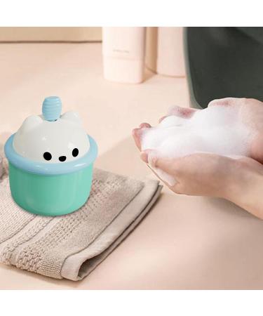 Foam Maker for Face Wash Bear Shaped Face Foam Maker Skin Care Easy to Apply Portable Facial Cleanser Foam Maker Cup Bubble Foamer Device Foam Make Cup for Women (Green) - Buy Online on GoSupps.com
