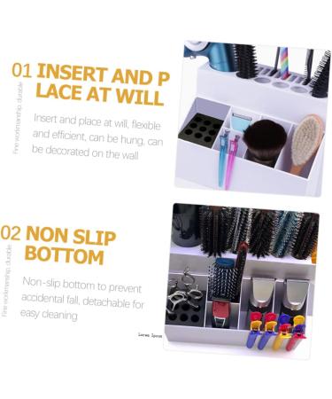 Anneome Blow Salon Accessories Hair Dryer Bathroom Brush Holder Hairstylist Barber Tool Countertop - Buy Online on GoSupps.com