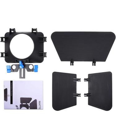 Annsm Matte Box for 15mm Rail Rods - Height Adjustable, Fits Camera Lenses <85mm Dia - Canon Sony Panasonic Nikon Fujifilm Olympus Compatible - Buy Online on GoSupps.com