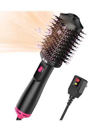 Hair Dryer Brush, Blow Dryer Brush Styler, Dryer & Volumize 4 in 1, Hot Air Brush for All Hair Types Black