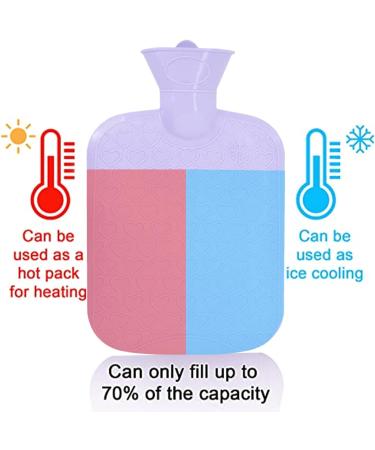 CYIECW 3-in-1 Heat Bottle Belt Set - Rubber Hot Water Bottle with Cover for Neck Shoulder Back & Waist | Comfortable Warmth for Kids & Adults - Buy Online on GoSupps.com