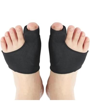 OVEALDGO BUNION CORRECTOR-Toe separator and corrector 2/3/4/5pairs hallux valgus correction (black (3 pairs) l (41-45)) l (41-45) black (3 pair)