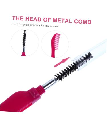 NOLITOY 18 Pcs Collapsible Eyelash Comb Set | Foldable Eye Makeup Tools for Mascara Brow Lamination & Eyelash Care | Perfect for Travel & Home Use - Buy Online on GoSupps.com