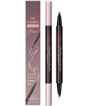 Crayon Sourcils | 2-en-1 Double Embout Liner | Eyeliner Pour Maquillage de Beaut pour Femmes et Filles pour Rendez-vous Soir e et - Buy Online on GoSupps.com