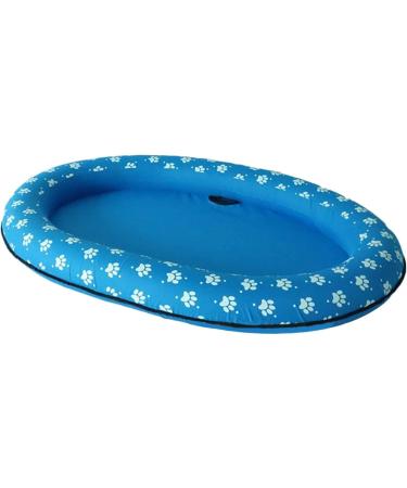 Douchi Dog Pool Float Large Inflatable Raft for Pets Swimming Pool Rafts for Summer Cozy Blue - Buy Online on GoSupps.com