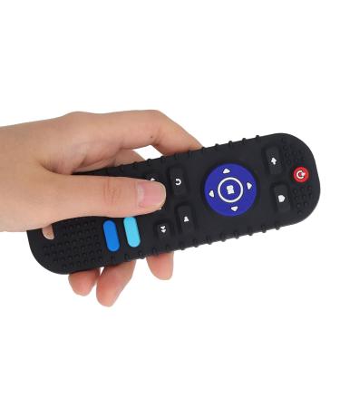 Elprico Silicone Baby Teething Remote Control Toy (0-12 Months) - BPA Free Calming Baby Bite Rings - Perfect Teething Relief for Infants (Black) - Buy Online on GoSupps.com