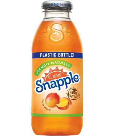 Snapple Mango 12 x 473 ML 5676 Milliliter Soft Drinks Mango Madness - Buy Online on GoSupps.com