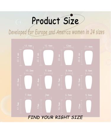 Buy Halloween Press On Nails | Short Coffin Ombre Acrylic Nails - 24 Pcs Red & Black Glossy Full Cover for Women - Buy Online on GoSupps.com