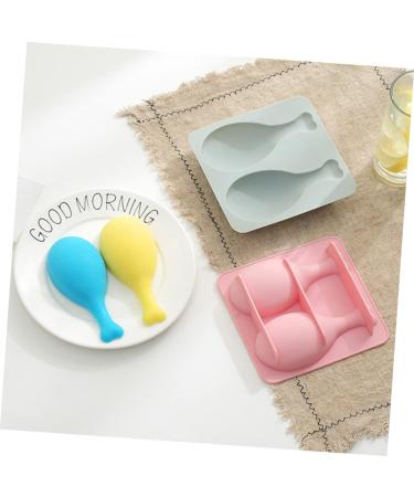 MAGICLULU 4 Pcs Sugar Mold DIY Chocolate Fondant Silicone Cake Mold for Home Pudding Mold Mold Silcone Molds Demould Silicone Candy Mold Silicone Molds DIY Baking Molds Fudge Drumstick 15.8*14.9CM x2pcs - Buy Online on GoSupps.com