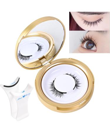 No Glue False Eyelashes False Reusable Lashes - Natural Look No Glue Needed Magnetic Beauty Accessory Effortless Application For Women & Girls - Buy Online on GoSupps.com