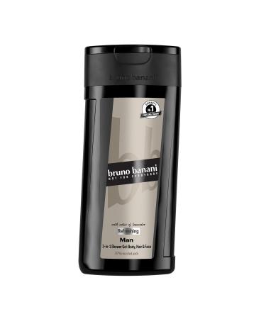Coty Beauty Germany bruno banani Man 3in1 shower gel for men with classicmasculine AmberFoug re scent 250 ml