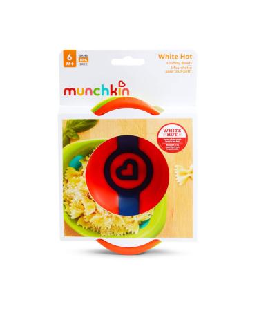 Munchkin White Hot Heat Sensor Porridge Bowls - Pack of 3 | International Shipping Available - Buy Online on GoSupps.com