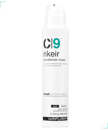 NAPURA C9 Deep Conditioning Hair Mask for Damaged Dry Hair with Jojoba and Avocado Oil (6.76 fl oz) - Sulfate and Paraben Free Protein Hair Repair Conditioner Treatment C9 Conditioner Mask 6.76 fl oz 200 ml