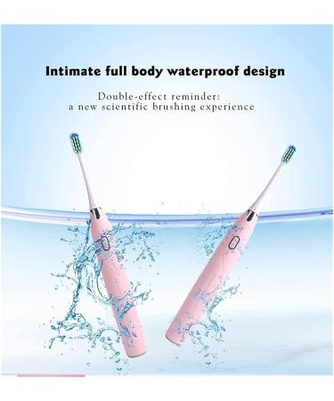 NCRD Electric Toothbrush for Adults and Kids with Bursh Heads Modes Charging for Use Lithium Battery Power Rechargeable Toothbrushes Whitening Cleaning (Color : Pink) - Buy Online on GoSupps.com