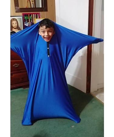 Sensory Body Sock Sensory Sox for Kids Autism and Sensory Processing Disorder Toys Special Clothes with Sensory Need for Stress Relief Self Calm and Relaxation Body Sock for 3-5 Year Olds (Color : B M-46"x27" Blue - Buy Online on GoSupps.com