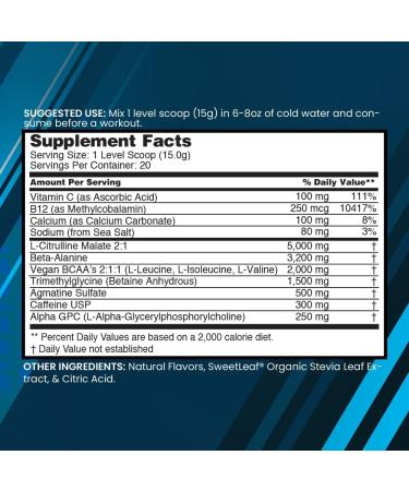 nbpure Pump Juice+ Pre Workout Energy Pumps Focus for Women & Men Caffeine BCAA Glutamine Nitric Oxide Alpha Lipoic Acid Nothing Artificial - Buy Online on GoSupps.com