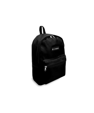 Everest Luggage Basic Backpack, Black, Medium