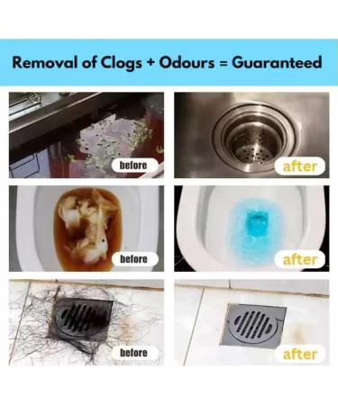 St llion 375g Caustic Soda Drain and Sink Unblocker Cleaner Powder | Prevent Clogs and Blockages | Quickly Removes Blockages Cleaner for Blocked Drain Pipes in Sinks 1 - Buy Online on GoSupps.com