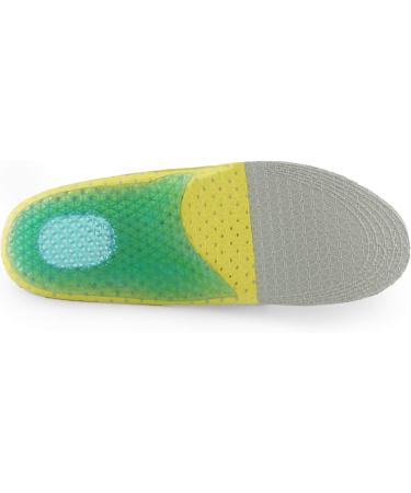 Kids Running Gel Insoles | Shock Absorbing Arch Support | Silicone Material | Sizes US 3.5-4 - Buy Online on GoSupps.com